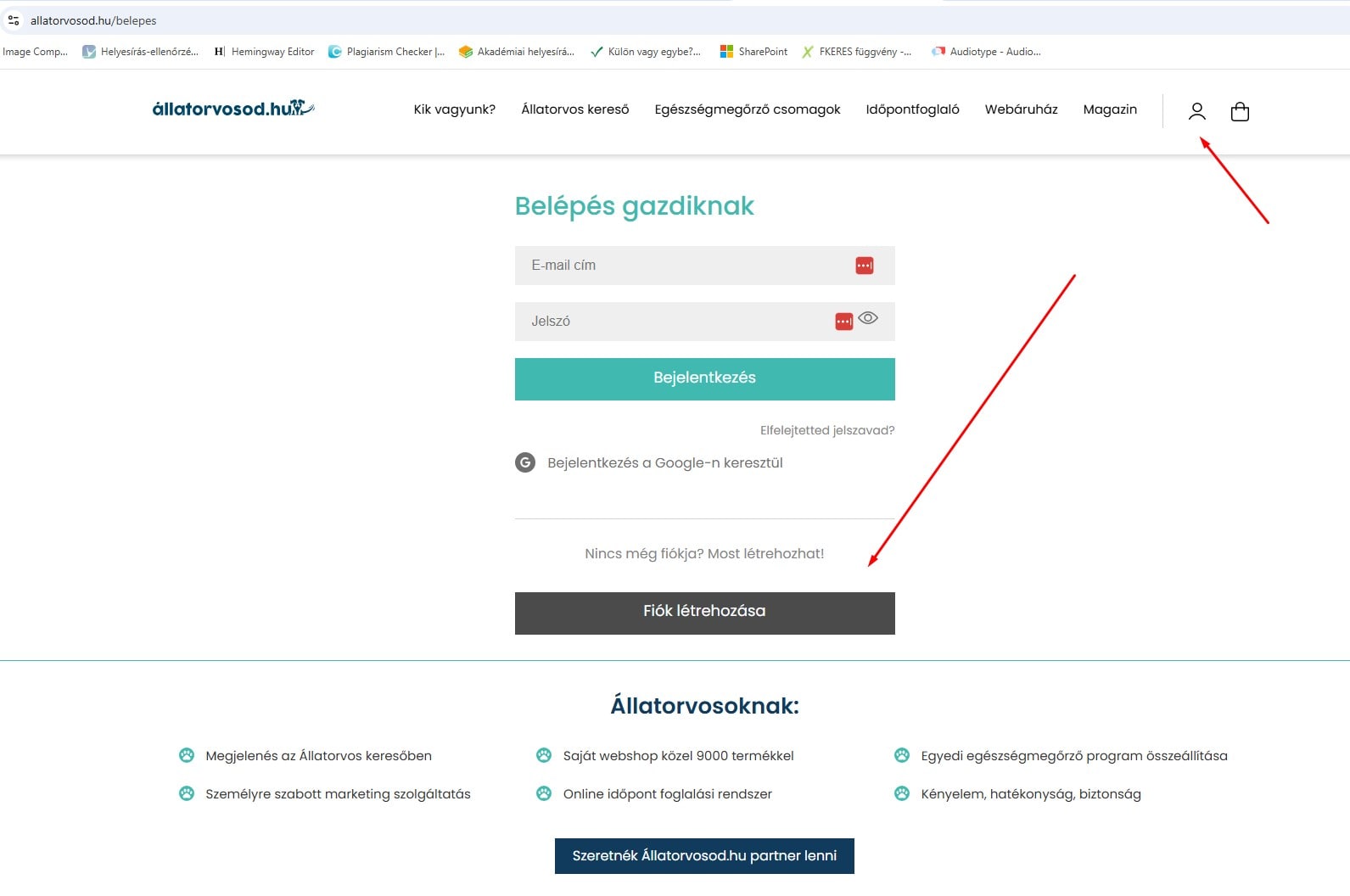 Alapértelmezett állatorvos beállítása 1